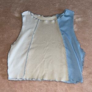 SHEIN tri colored tank top